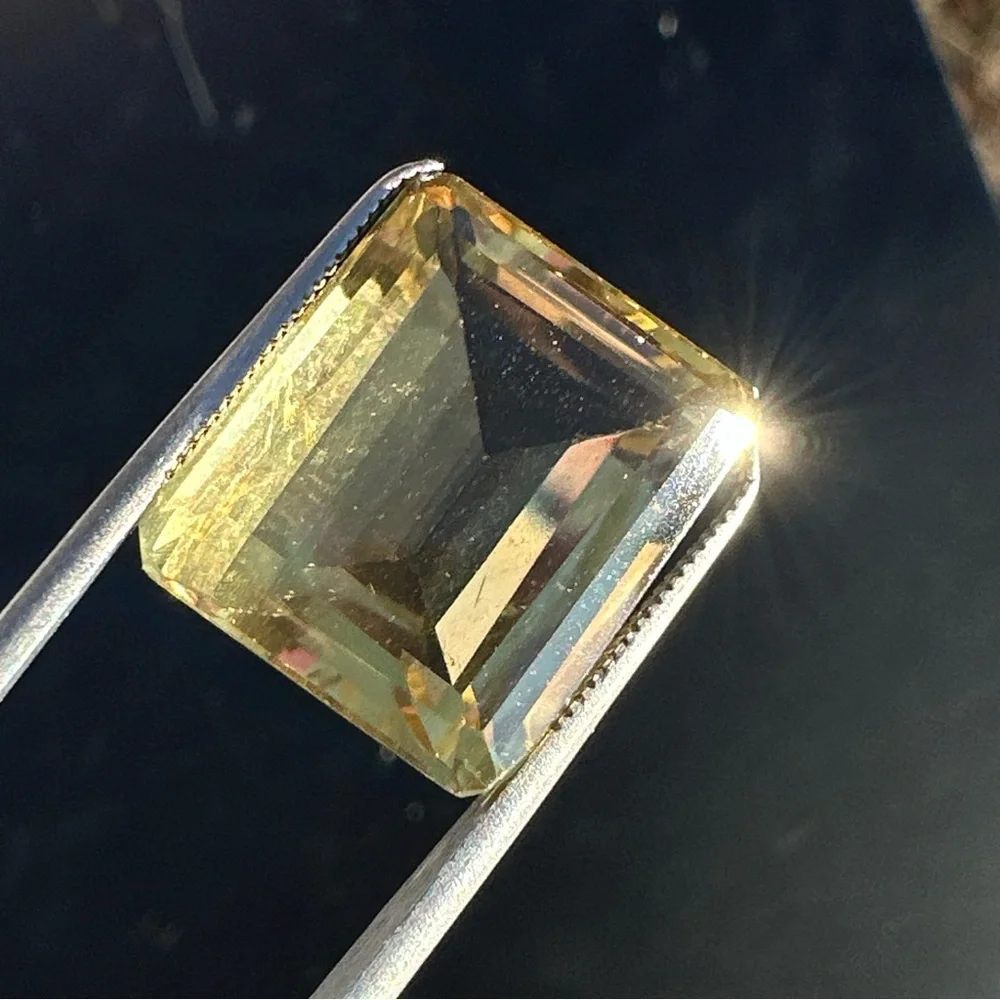 18.08 Crt Natural Lemon Quartz Faceted Gemstone